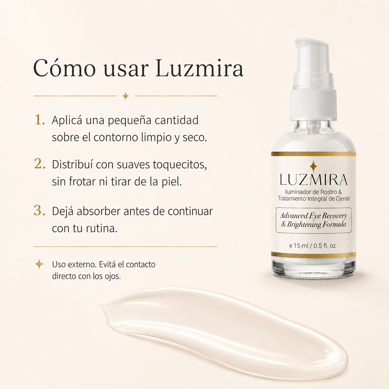 LUZMIRA™ – Iluminador de Rostro y Tratamiento Integral de Ojeras